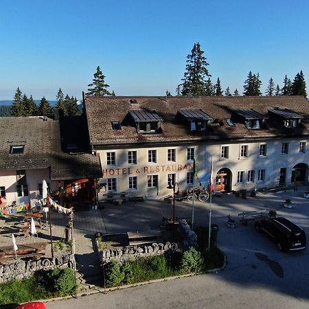 Hotel Restaurant Du Marchairuz Le Brassus Bagian luar foto